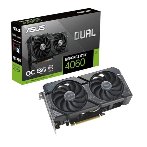 ASUS Dual GeForce RTX 4060 OC Edition 8GB Nvidia Graphic Card