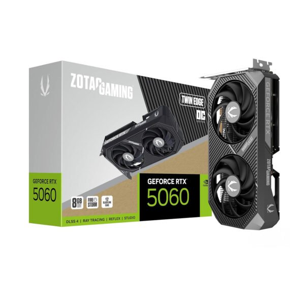 ZOTAC Gaming RTX 5060 Twin Edge OC 8GB GDDR7 Graphics Card
