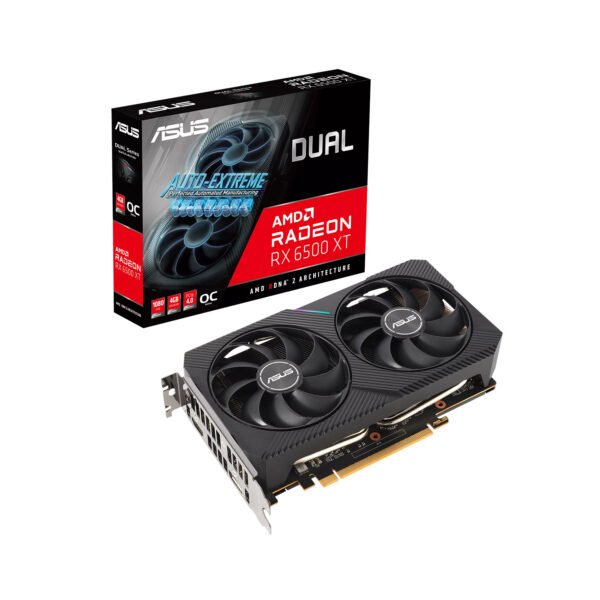 ASUS Dual Radeon RX 6500 XT OC 4GB AMD Graphic Card