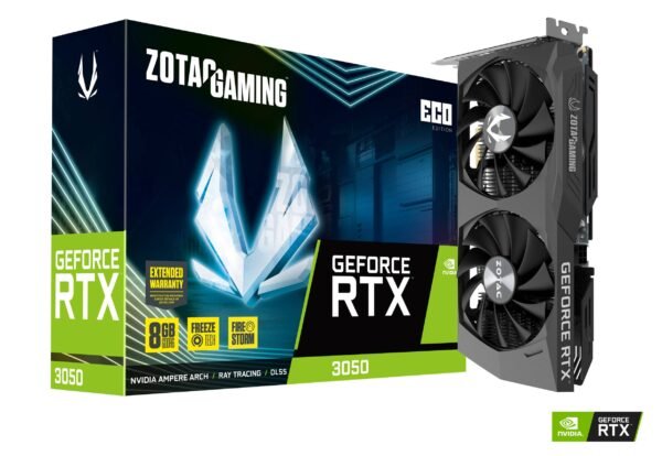 ZOTAC Gaming GeForce RTX 3050 Eco 8GB Nvidia Graphic Card