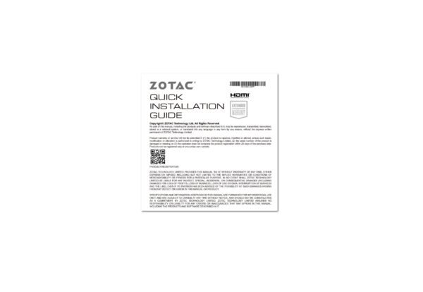 ZOTAC Gaming GeForce RTX 3050 Eco 8GB Nvidia Graphic Card