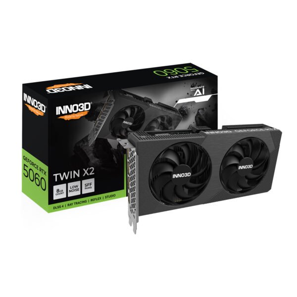 INNO3D RTX 5060 Twin X2 SFF 8GB GDDR7 Graphics Card